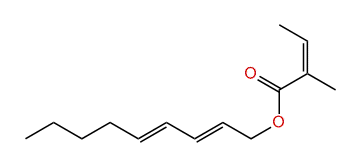 (E,E)-2,4-Nonadienyl (Z)-2-methyl-2-butenoate